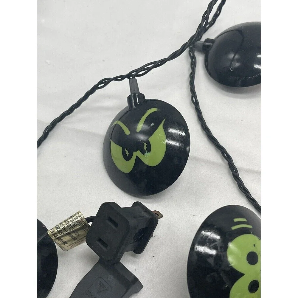 Halloween Light Strands Glowing Eyes And Faces Stackable Strands Novelty Lights
